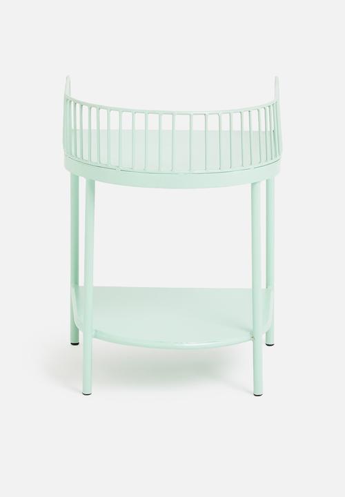 Sixth Floor - Boston metal side table - mint