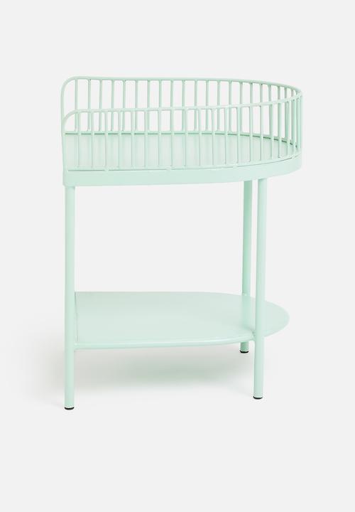 Sixth Floor - Boston metal side table - mint
