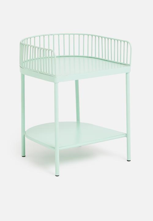 Sixth Floor - Boston metal side table - mint