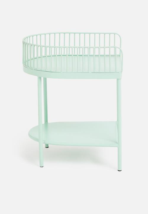 Sixth Floor - Boston metal side table - mint