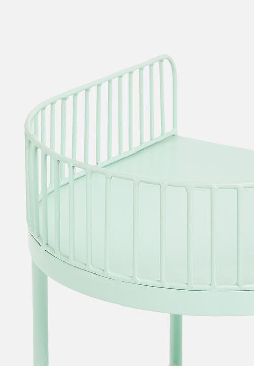Sixth Floor - Boston metal side table - mint