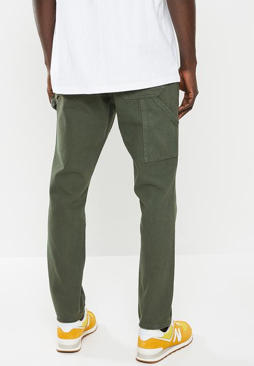Jonathan D - Neil  painters denim jeans straight leg - forest