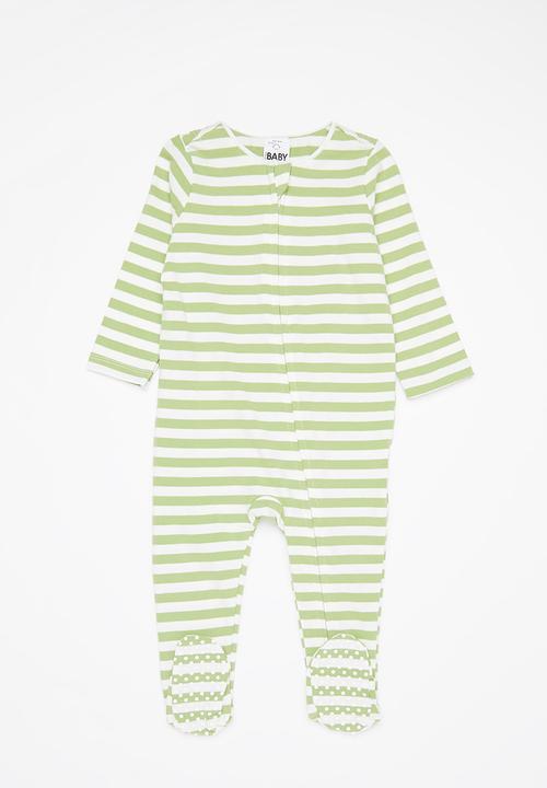 Cotton On - 2 Pack long sleeve zip romper - multi 