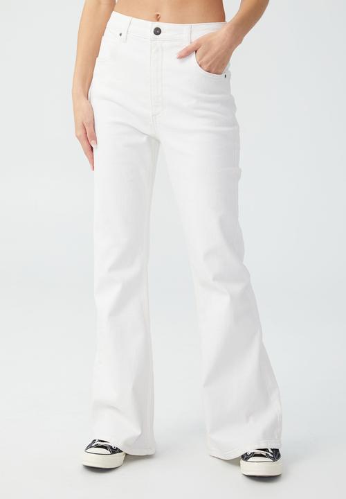 Cotton On - Original flare jean - white haven