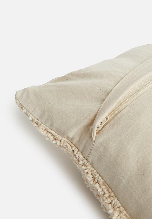 Sixth Floor - Maite cushion cover - grey & cream