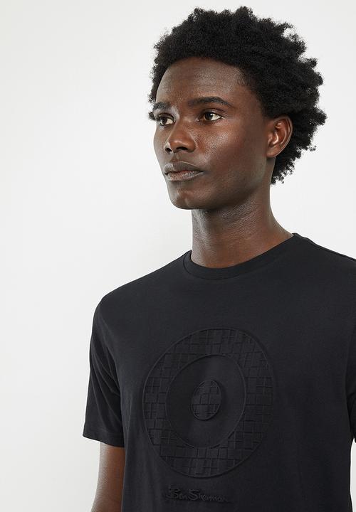 Ben Sherman - Target chq emboss 1 up tee - black