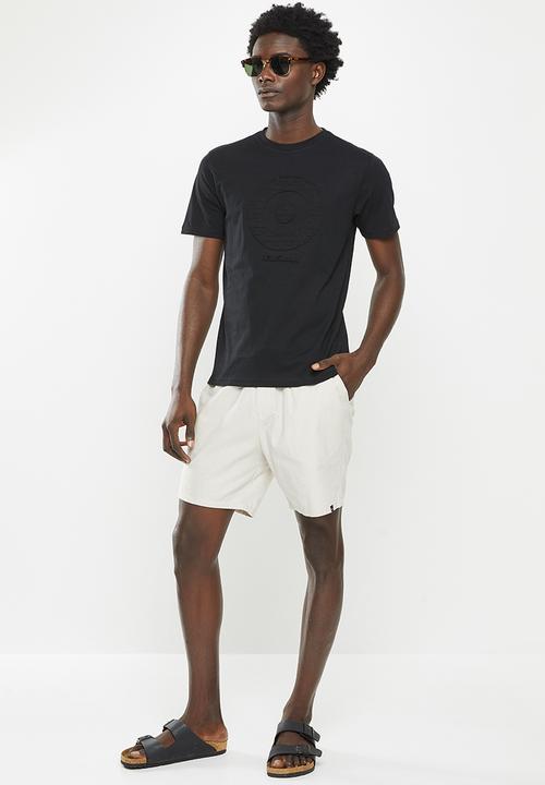Ben Sherman - Target chq emboss 1 up tee - black