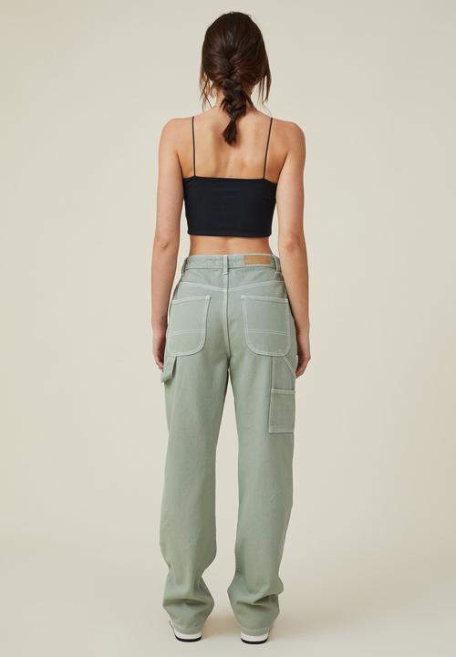 Cotton On - Carpenter jean - soft green