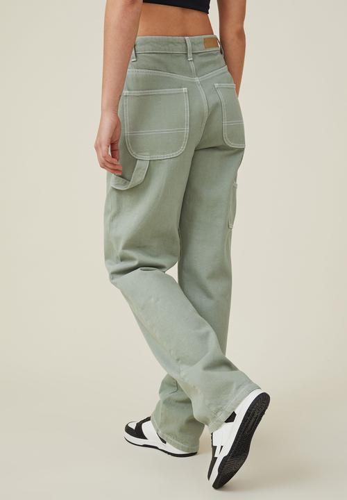 Cotton On - Carpenter jean - soft green