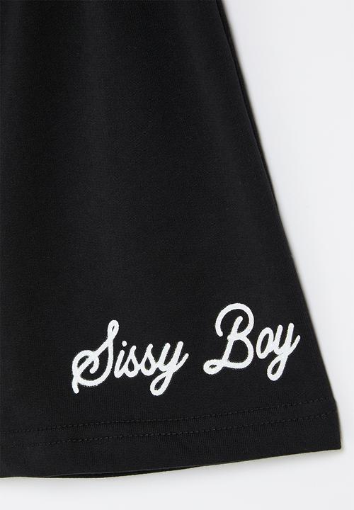 SISSY BOY - Shorts with elasticated shortsband - black