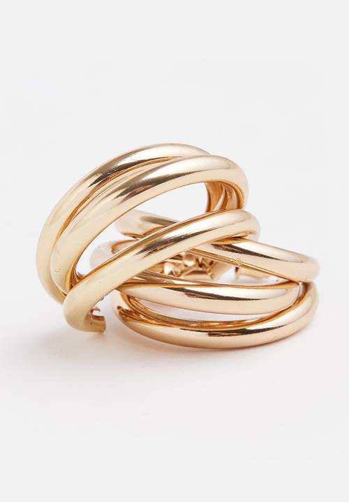 Superbalist - Lela hoop earrings - gold