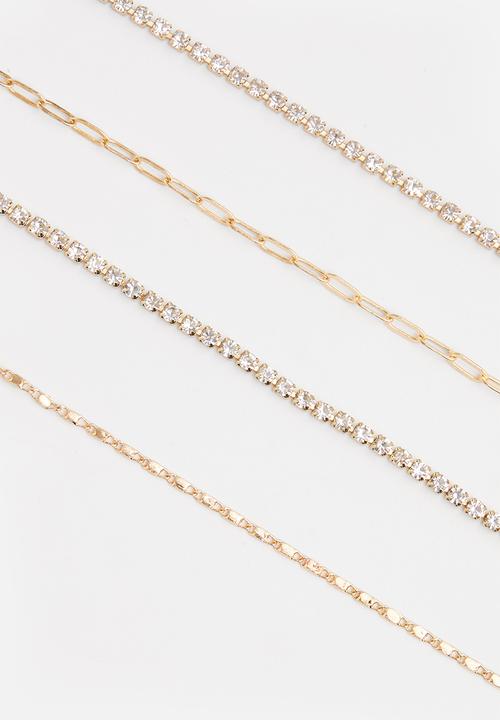 Superbalist - Jasmine layered necklace - gold & silver