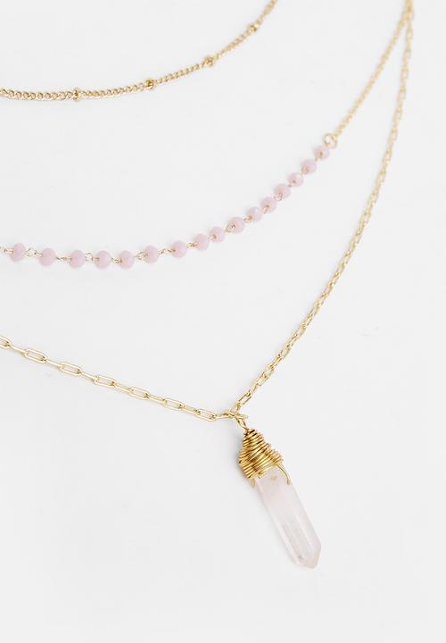 Superbalist - Halle multi-layered necklace - gold