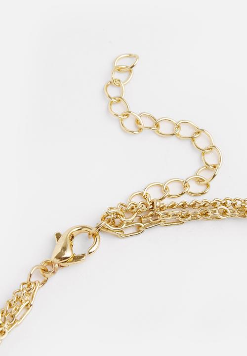 Superbalist - Halle multi-layered necklace - gold