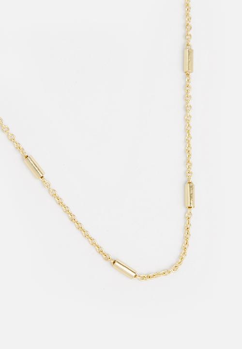 Superbalist - Square charm necklace - gold