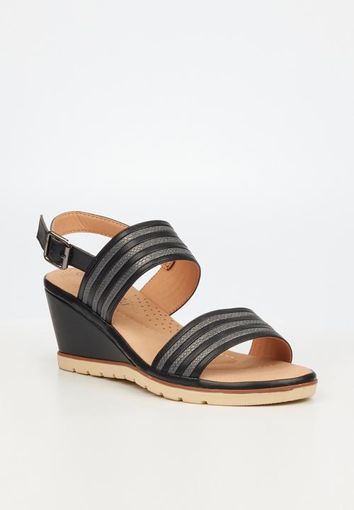 Butterfly Feet - Yasheel 4 wedge heel - black