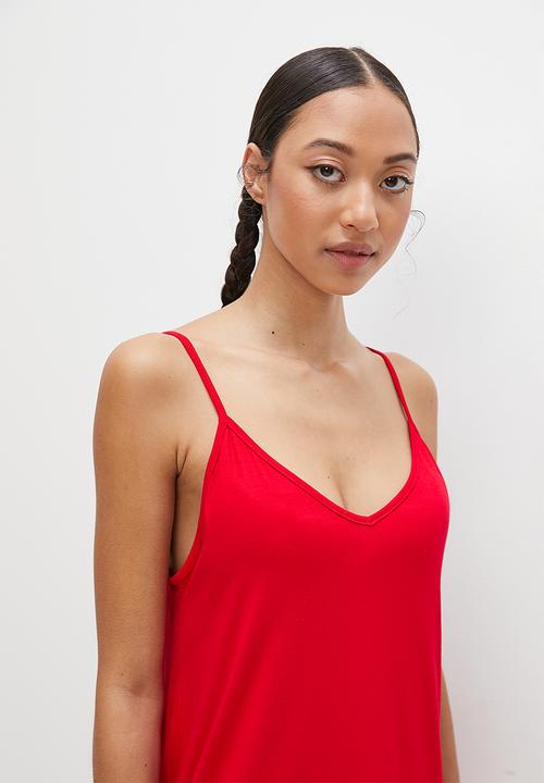 Superbalist - Knit night dress - red