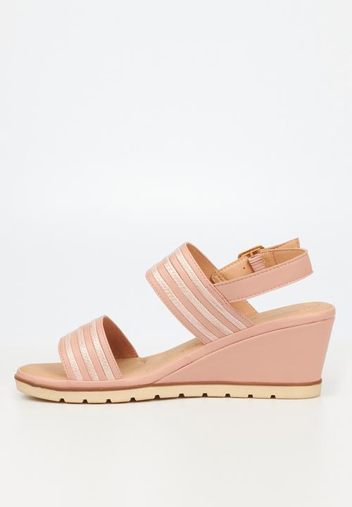 Butterfly Feet - Yasheel 4 wedge heel - pink
