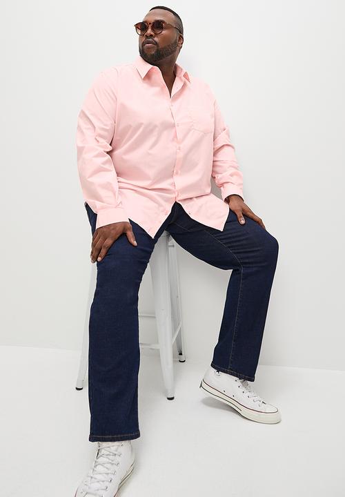 Superbalist - Plus easy care regular fit shirt - quartz