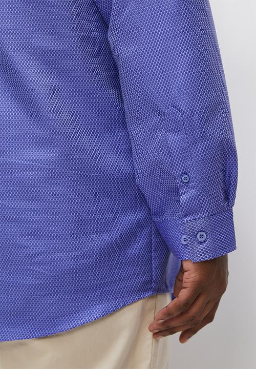 Superbalist - Plus aop shirt - blue