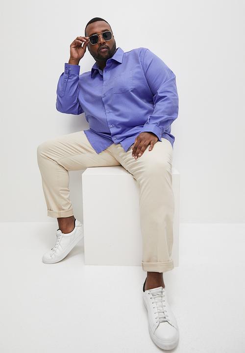 Superbalist - Plus aop shirt - blue