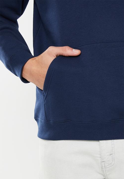 Converse - Standard fit centre front chuck patch core po hoodie bb - obsidian