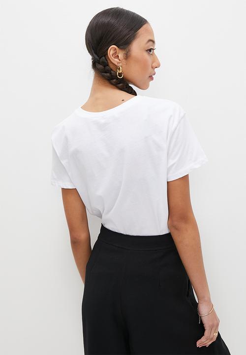 Superbalist - Relaxed tee graphic - white 