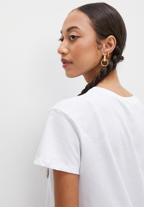 Superbalist - Relaxed tee graphic - white 