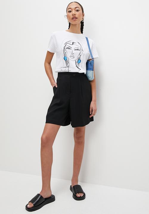 Superbalist - Relaxed tee graphic - white 