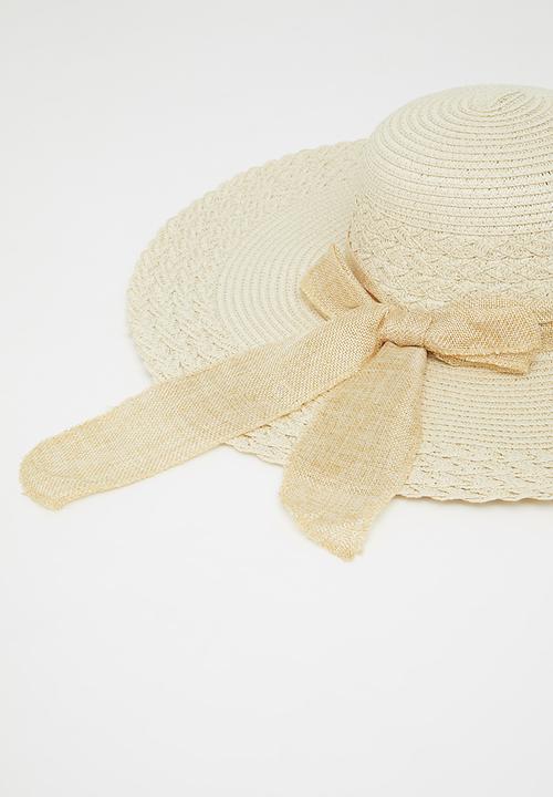 edit - Floppy sun hat - natural