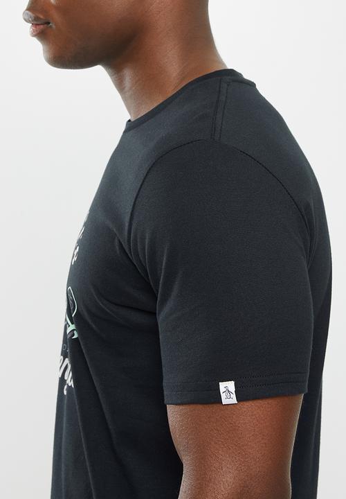 Original Penguin - Going places short sleeve tee - true black