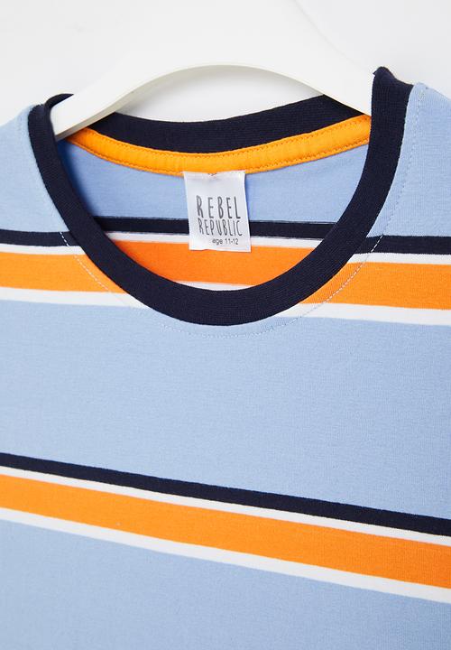 Rebel Republic - Boys stripe tee - multi