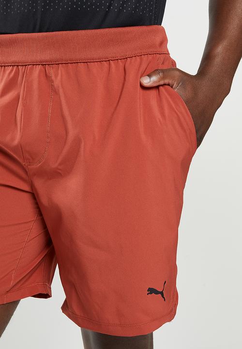 PUMA - Studio Woven 7" Training Shorts - chilli oil
