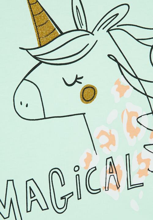 Pop Candy - Magical unicorn tee - mint