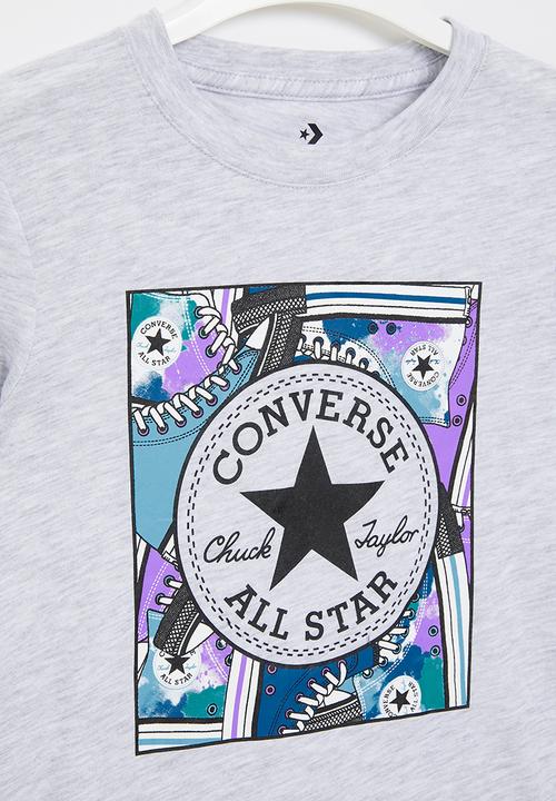 Converse - Cnvb sneaker box fill long sleeve - light grey