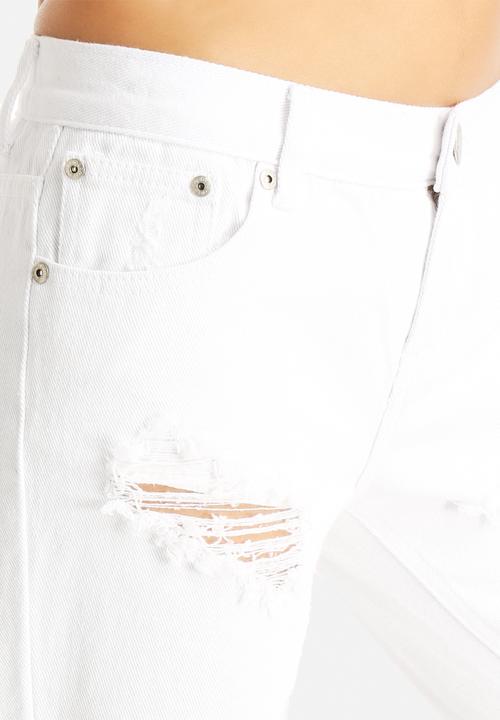 Glamorous - Slashed Boyfriend Jeans 