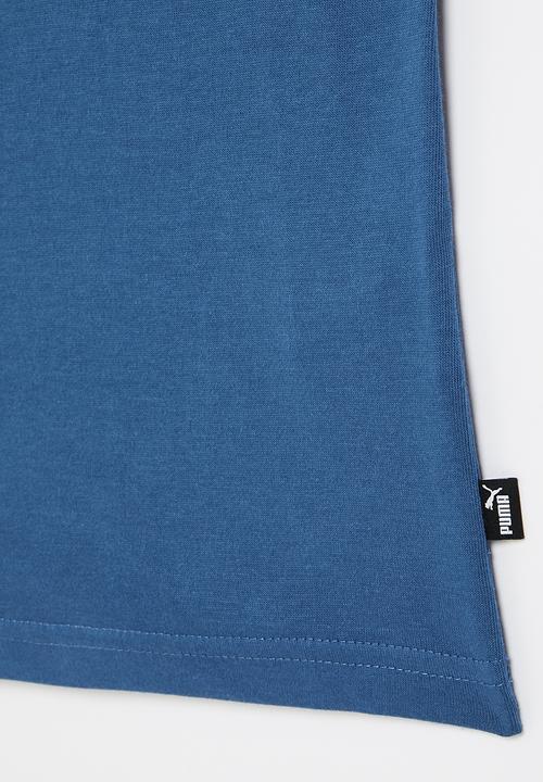 PUMA - Ess logo tee b - lake blue
