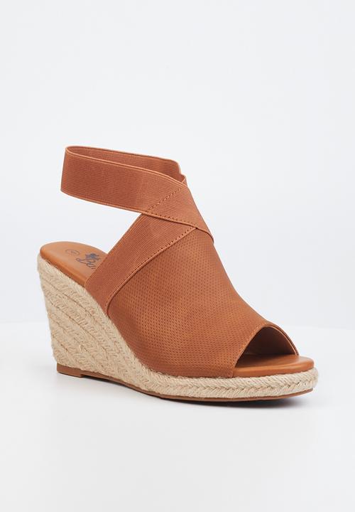 Butterfly Feet - Drayco 1 espadrille wedge heel - tan