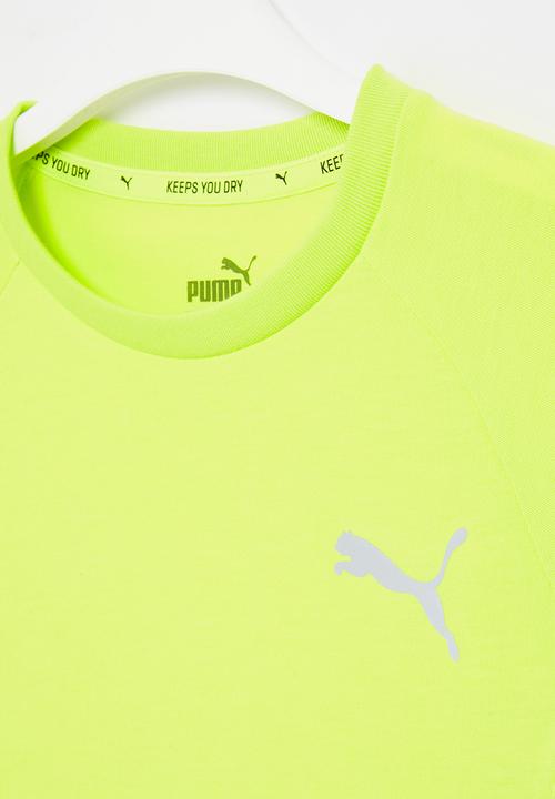 PUMA - Evostripe tee b - light lime