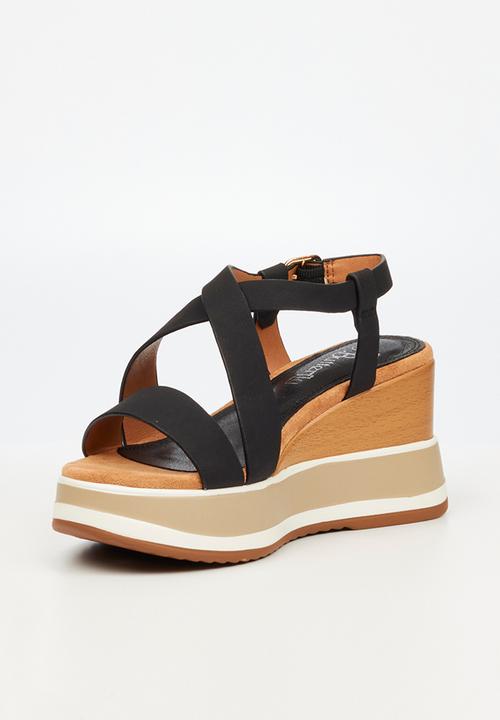 Butterfly Feet - Julie 2 wedge heel - black