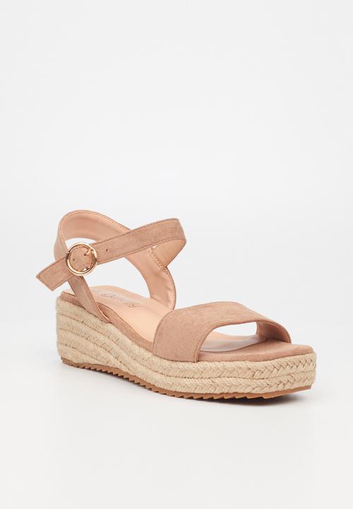 Butterfly Feet - Holly 2 flatform espadrille sandal - taupe