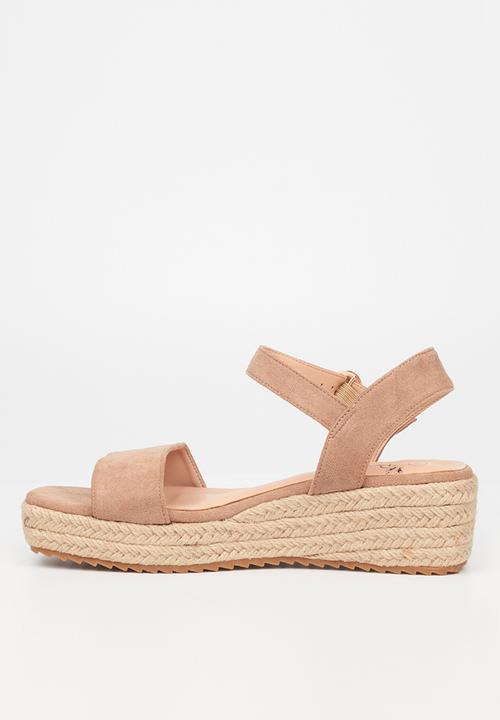 Butterfly Feet - Holly 2 flatform espadrille sandal - taupe