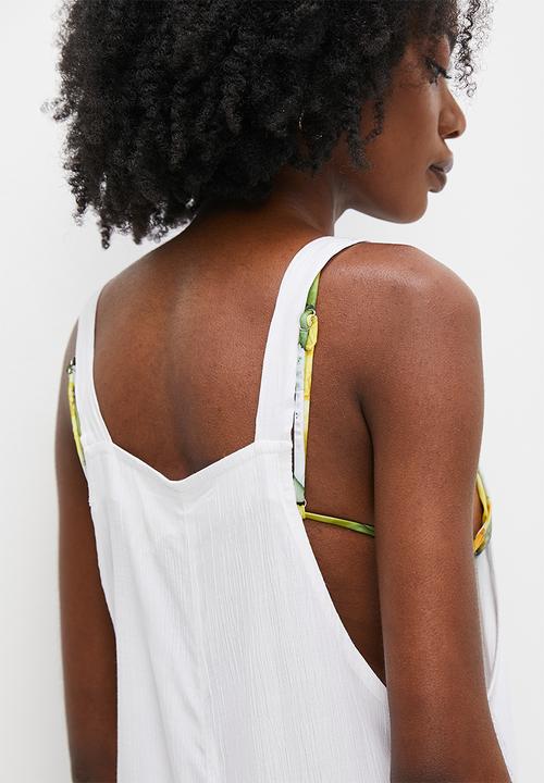Superbalist - Square neck jumpsuit - white