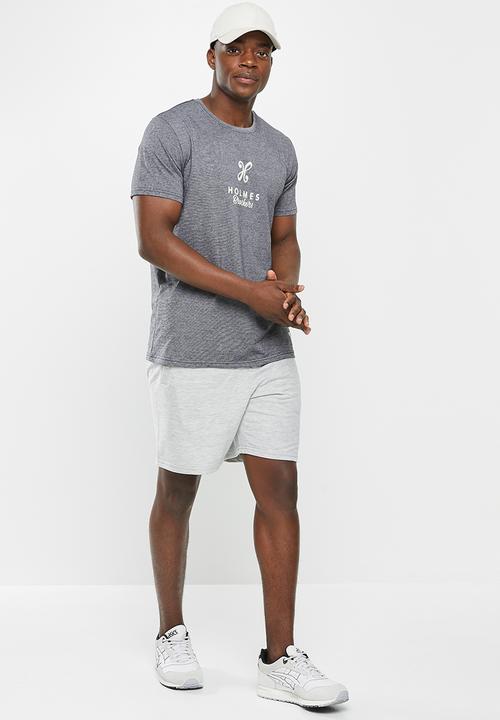 Holmes Bro's - New label short sleeve tee - black end on end