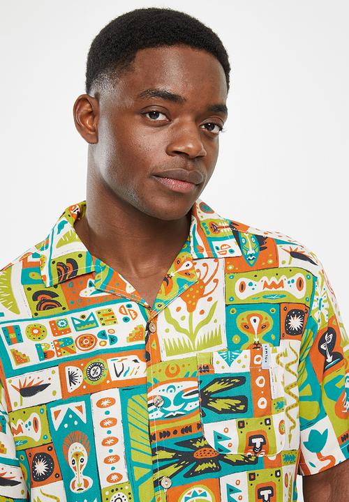 Holmes Bro's - Voodoo short sleeve shirt - rust