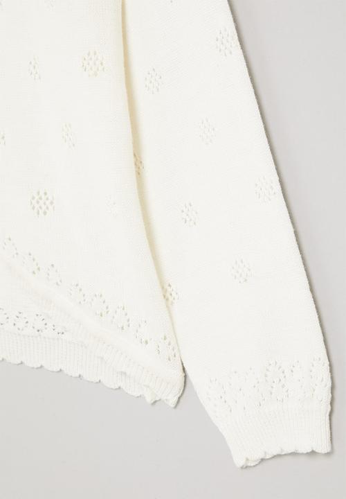 Pop Candy - Girls cardigan - white