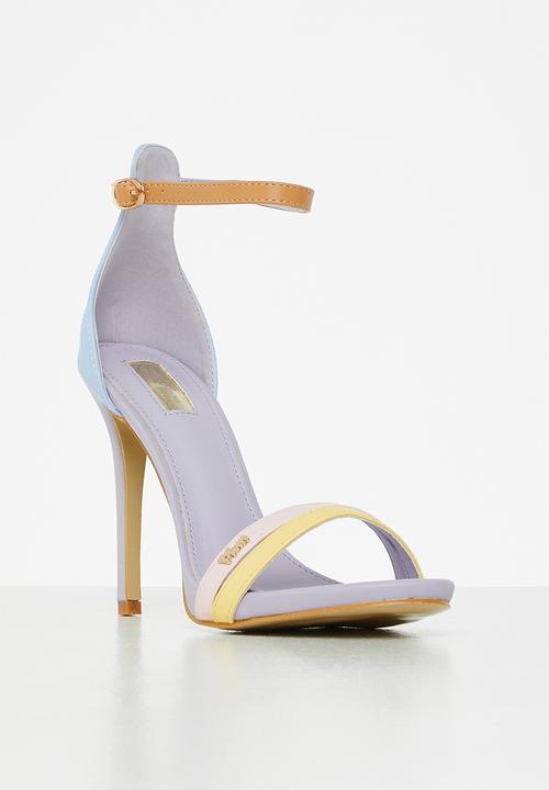 Plum - Calista barely there stiletto heel - multi