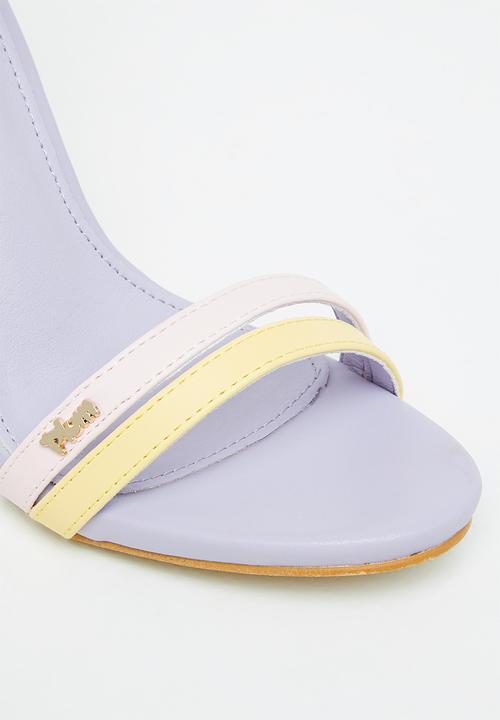 Plum - Calista barely there stiletto heel - multi