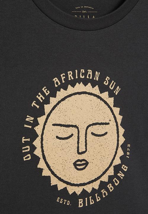 Billabong  - Girls african sun short sleeve tee - washed black