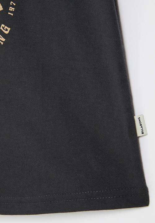 Billabong  - Girls african sun short sleeve tee - washed black